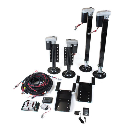 LIPPERT COMPONENTS Lippert 358590 Ground Control 12V Wireless Electric RV Leveling System, 5th Wheel 358590
